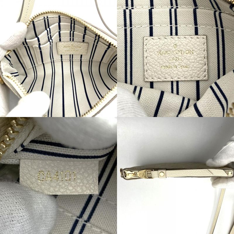 Louis Vuitton Citadines PM M40554 Handbag Tote Monogram Empreinte White Women