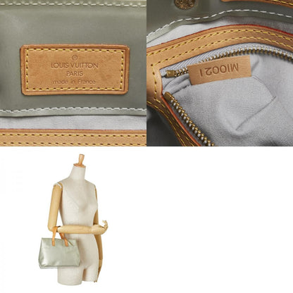 Louis Vuitton Monogram Vernis Reed PM M91145 Gris Silver Patent Leather Women