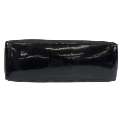 Gucci Black Silver Hardware GG Canvas/plastic 001 3752 Shoulder Bag Women 504840