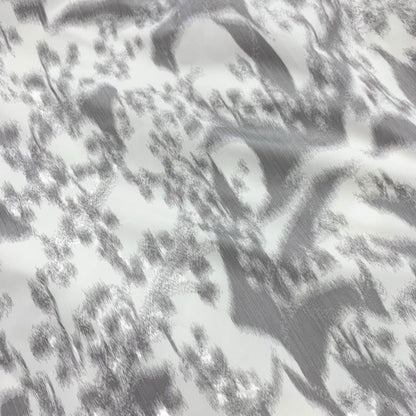 Christian DIOR Dress White Gray Kids Short Sleeve Logo Dress