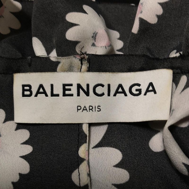 Balenciaga Sleeveless Cut & Sewn Size 38 M Women - 505930tya06 Black X White X