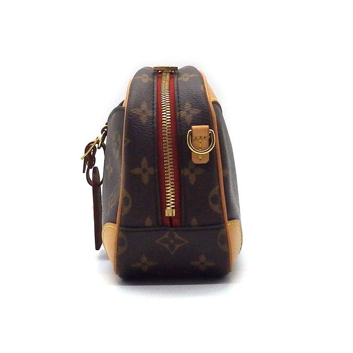 Louis Vuitton Shoulder Bag Deauville MINI M45528 Monogram Canvas Beige Leather