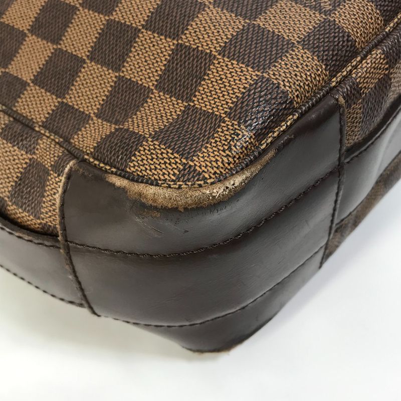 Louis Vuitton Shoulder Bag Bastille M45258 Damier Canvas Ebène Brown