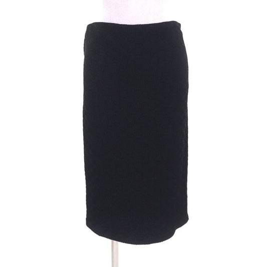 Gucci 771291 GG Pattern Knee-length Tight Skirt Bottoms Black 36 Hanger Made In