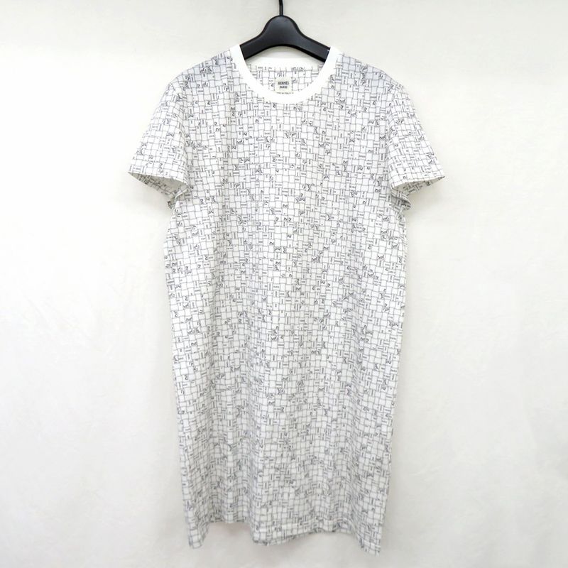 Hermes Short Sleeve T-shirt One Piece Bolduc AU Carre Bolduc Check