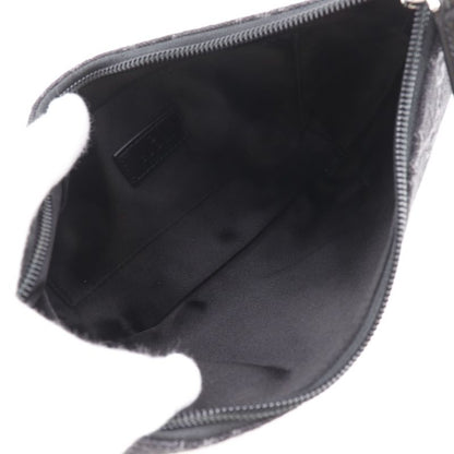 Gucci Horsebit Slim Small Shoulder GG 774719 Denim Black Women's Shoulder Bag