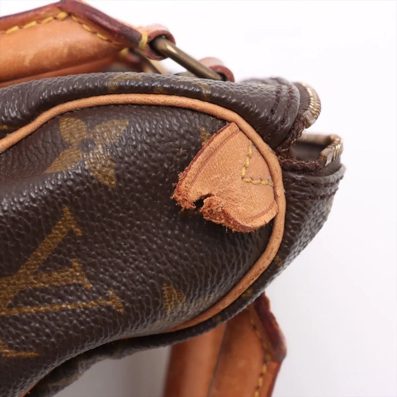 Louis Vuitton Monogram Mini Speedy M41534 Leather 2WAY Shoulder Bag Crossbody