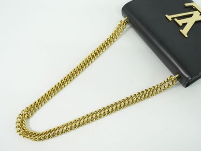 Authentic Louis Vuitton LV Pochette Louise MM Calf Leather Shoulder Bag