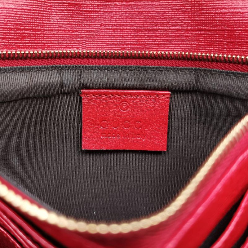 Guccigg Supreme Beige And Red PVC Coated Canvas 354086