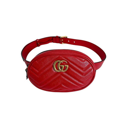 Gucci 476434 Body Bag GG Marmont Body Bag Gucci Red