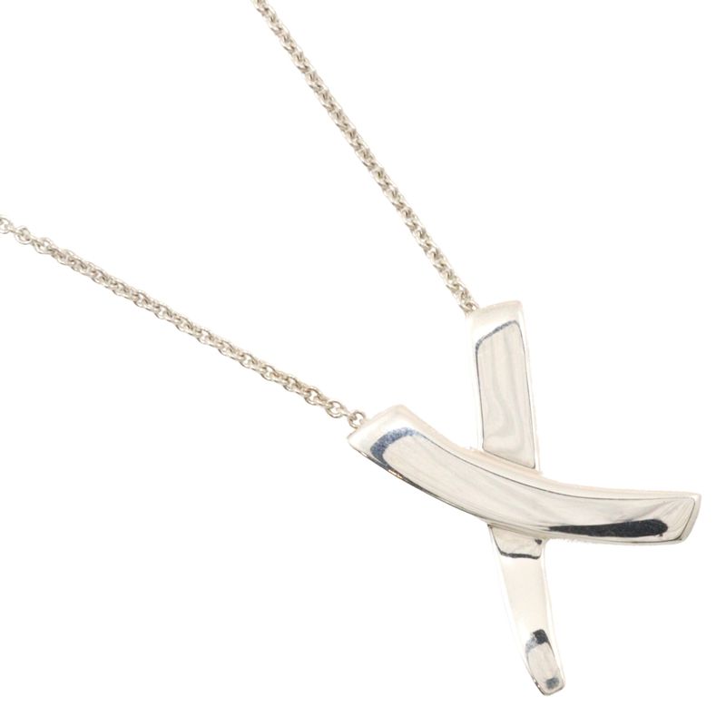 Tiffany & Co Kiss Large Paloma Picasso Silver 925 Ladies 5.8g Necklace