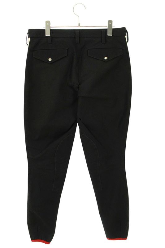 Gucci 18SS 495695 Z7576 Side Logo Line Gabardine Stretch Long Pants Men's 48