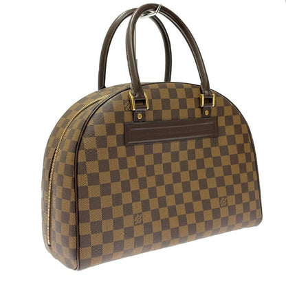 Louis Vuitton N41455 Damier Canvas Nolita Handbag Brown 353906 Handbag