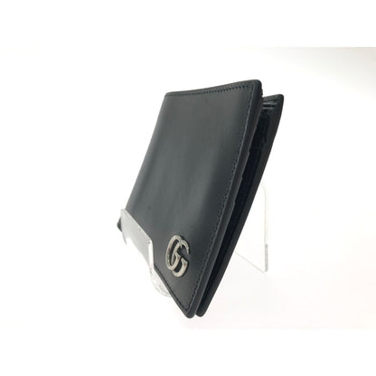 Gucci Men's Bifold Wallet Ggmarmont Leather 428725 Black