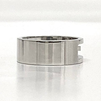 Gucci G Cut Ring Silver 09840 8106