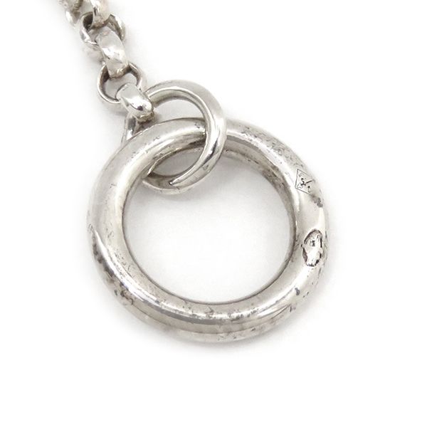 Hermes Bracelet Ex Libris PM Silver 925 18k Pink Gold Silver X Pink Gold Sh