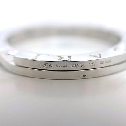 Bulgari Key Ring Silver Logomania Polished Ag 925