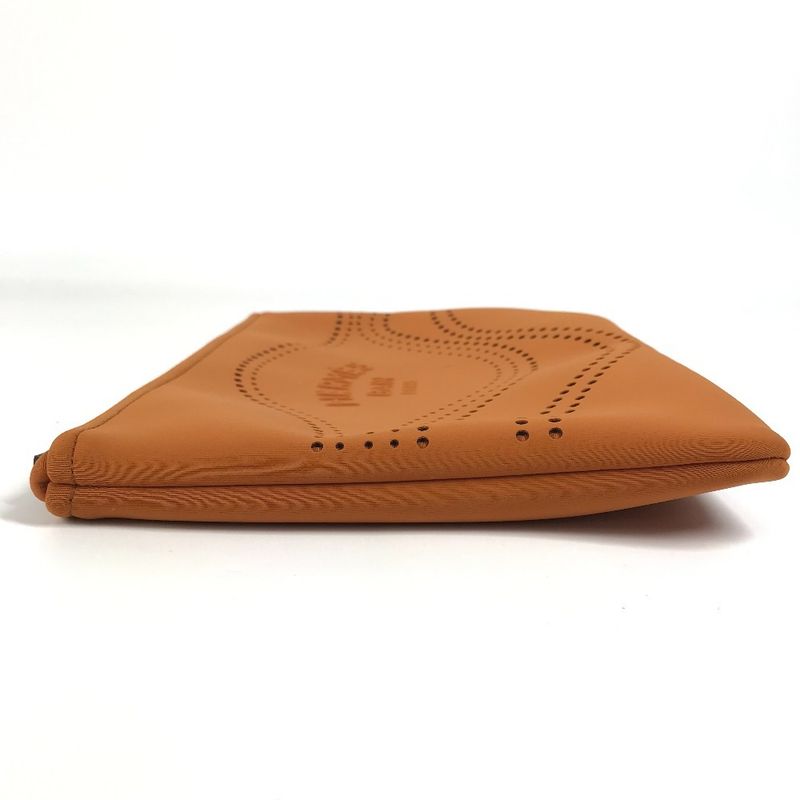 Hermes Pouch Neobain MM Polyamide Orange