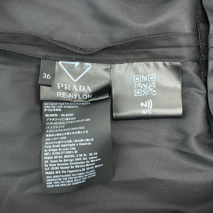 Prada - Re-nylon 2way Re-nylon Hooded Coat - 36 - Black - Women