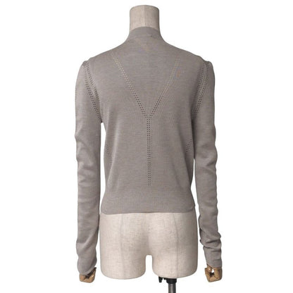 2022Bottega Veneta Bottega Veneta Knit Size XS Perforated Silk Knit Long