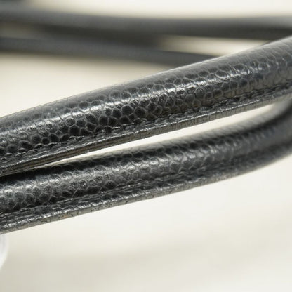 Chanel Handbag Caviar Skin Black Gold Hardware Women