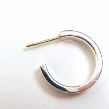 Tiffany & Co 1837 Narrow Hoop Earrings Sv925 Silver With Box And