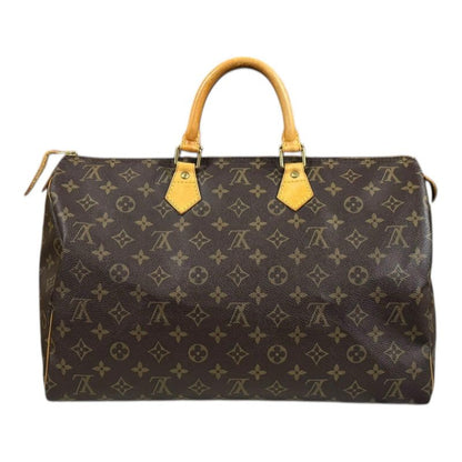 Louis Vuitton Speedy 40 Monogram Handbag Monogram Canvas M41522 Brown Women