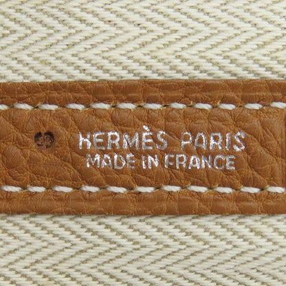 Hermes Tote Bag Garden Party PM Negonda Gold Silver Hardware Brown Sold Goods
