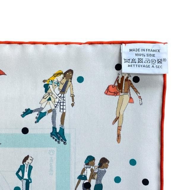 Hermes Scarf Carré 70 EX Libris LES Parisie Ex Libris Parisienne Silk Multicolor