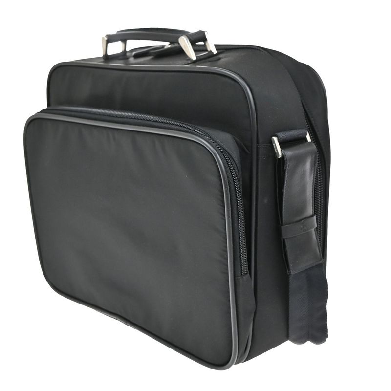 Prada Business Bag Shoulder Handbag Tessuto 2WAY Black 83ka991