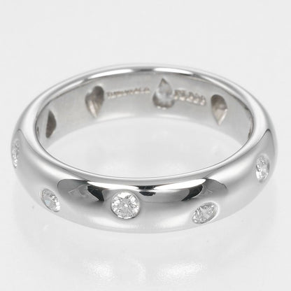 Tiffany & Co Dots Pt950platinum × Diamond 7.5 Ladies 6.7g Ring