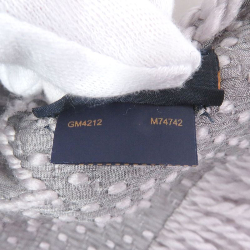 Louis Vuitton 2022 M74742 Echarpe - Logomania Monogram Fringe Stole Shawl Scarf