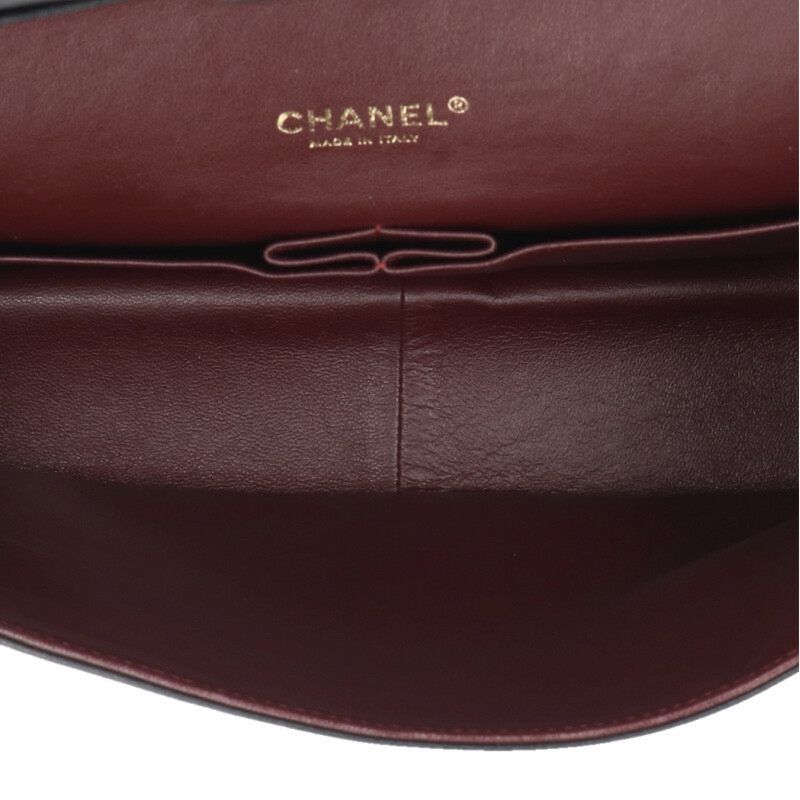 Chanel Matelasse 34 Coco Mark Lamb Skin Chain Shoulder Bag Men's