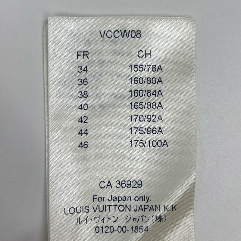 Louis Vuitton 20 Years Spmfito67 Silk Sleeveless Blouse 36