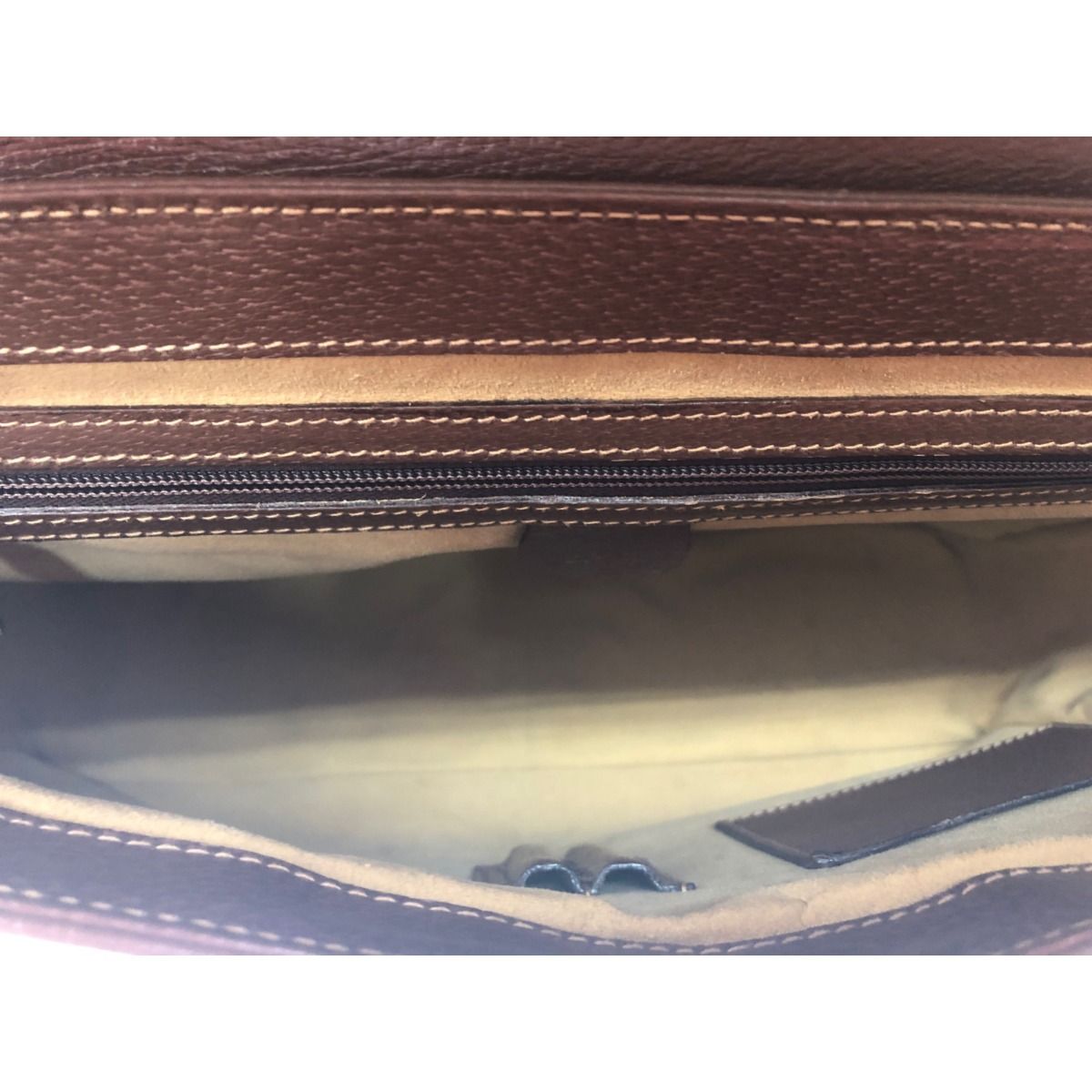 Gucci Men's Business Bag Briefcase Leather 015 123 3680 Brown