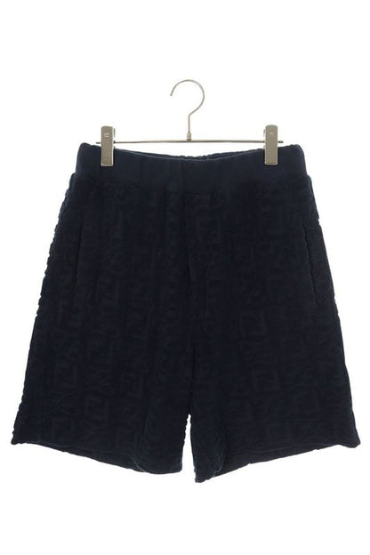 Fendi Fb0689 A9RK FF Logo All-over Terry Half Pants Men 44