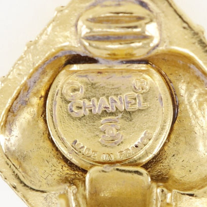 Chanel Quilted Gold Plated Ladies 43.9g Earrings