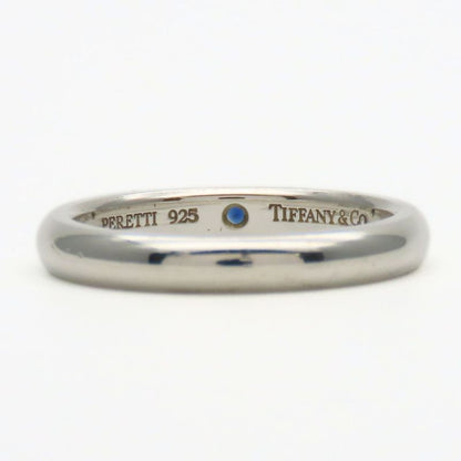 Tiffany & Co Ring - Ring Stacking Band Elsa Peretti 925 Silver Sapphire Approx