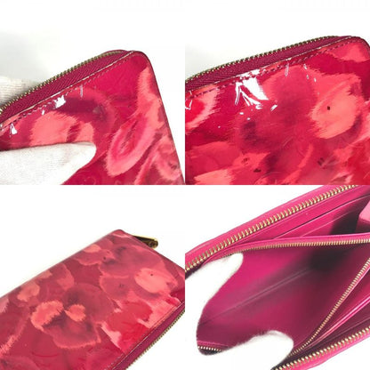 Louis Vuitton Long Zippy Wallet M90019 Patent Leather Rose Andian Pink