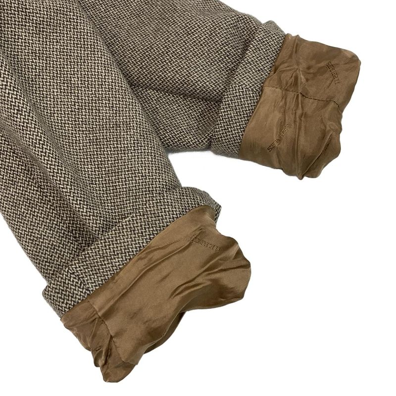 Hermes Coat Size 52 Men - Pt9201 Dark Brown And Ivory Long Sleeves / Chester /