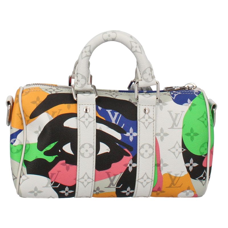 Louis Vuitton Keepall Bandoliere 25 M46701 Monogram Portrait Ladies Boston Bag