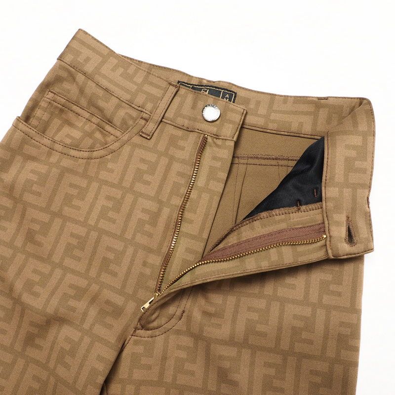 Fendi Vintage Pants Size I41 D35 Inch27 Zucca Stretch Pants Skinny Pants Made