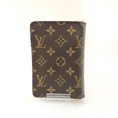 Louis Vuitton Monogram Porte Papier Zip Bifold Wallet M61207 Brown