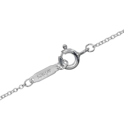 Tiffany & Co 1837 Interlocking Circle 925 Silver And Rubed Metal Ladies 5.28g