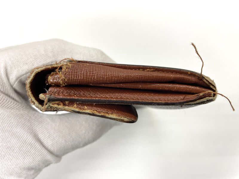 Louis Vuitton Monogram Pochette Portmonnaie Cles Di Long Wallet M61725 Brown