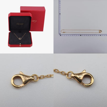 Cartier Trinity Heart Gold And White Togo Old And Rose Gold Au750 B7061100