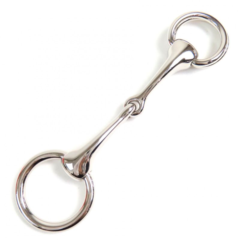 Hermes Horsebit Scarf Ring Silver With Box And Storage Bag Ladies