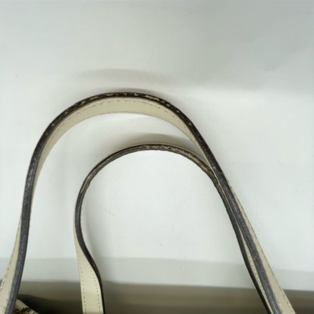 Gucci 282439 Tote Handbag Flora White Multicolor Canvas Leather Fashion Women