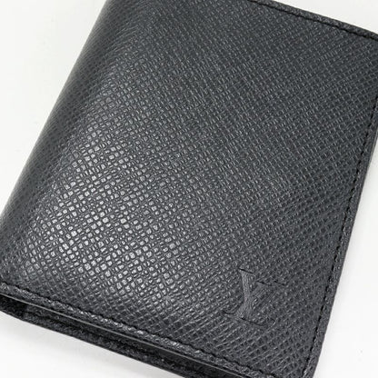 Louis Vuitton Taiga Ardoise Portefeuille Magellan Wallet With Coin Purse M30552