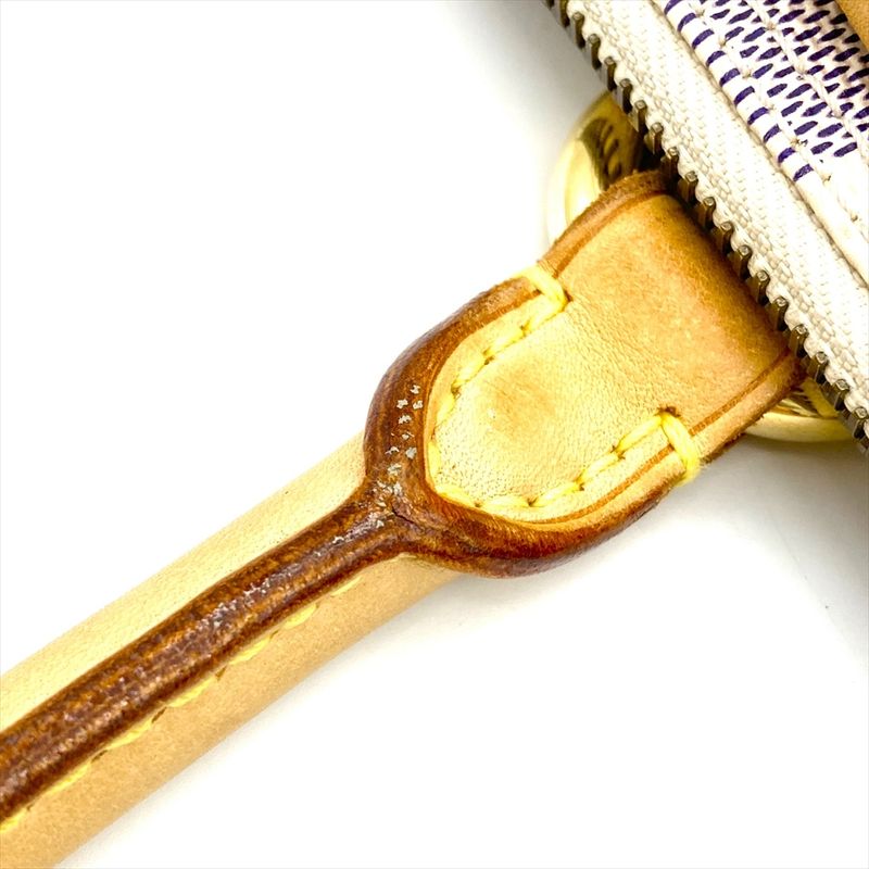 Louis Vuitton Saleya PM Tote Bag Damier Azure N51186 White Gold Hardware Unisex